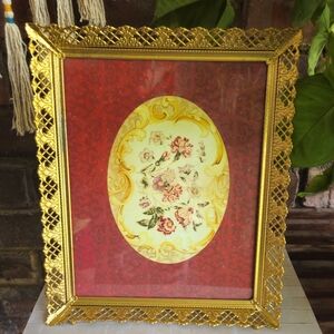 Vintage Filigree Picture Frame